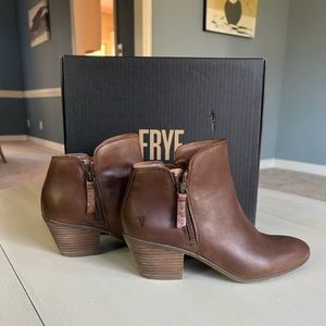 Frye leather booties